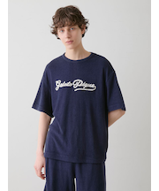 【HOMME】パイルロゴ刺繍Tシャツ