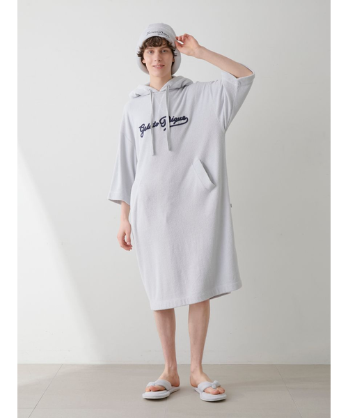 HOMME】パイルロゴ刺繍ポンチョ｜ジェラートピケの通販｜&mall