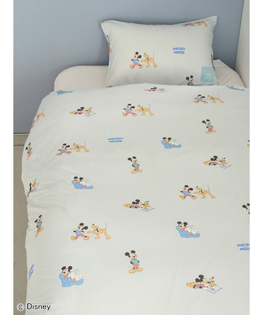【Sleep】Mickey&Minnie / プリント2点セット（シングル）