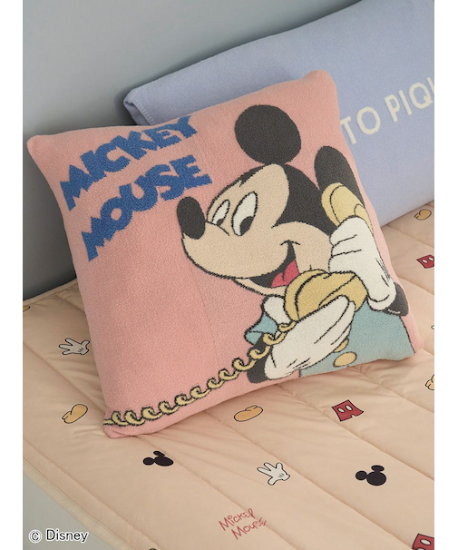 【Sleep】Mickey&Minnie / ジャガードクッションカバー