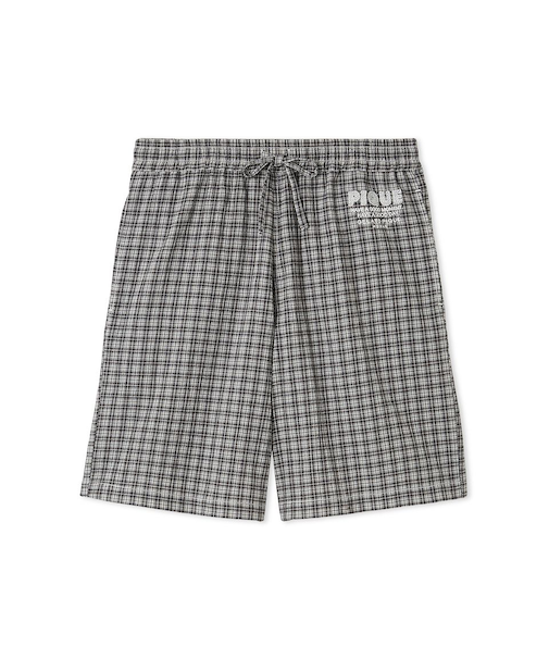 【HOMME】マルチチェックハーフパンツ