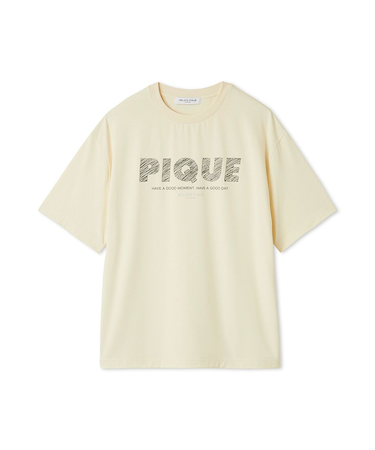 【HOMME】【接触冷感】ファンクションピケロゴTシャツ