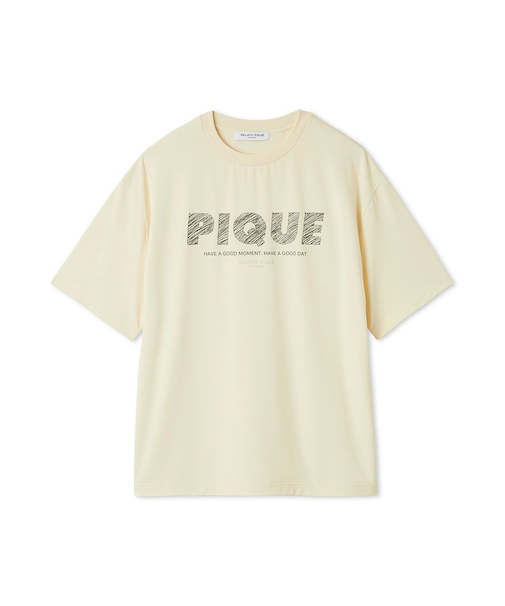 【HOMME】【接触冷感】ファンクションピケロゴTシャツ