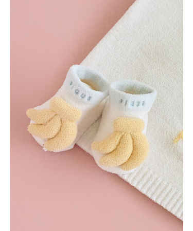【BABY】エアリーモコバナナソックス