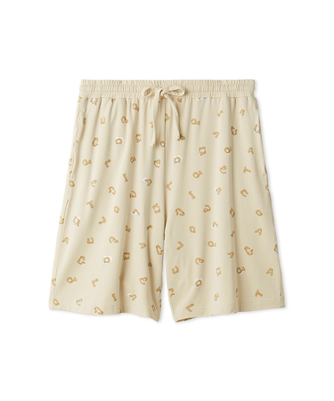 【HOMME】レオパード総柄ハーフパンツ