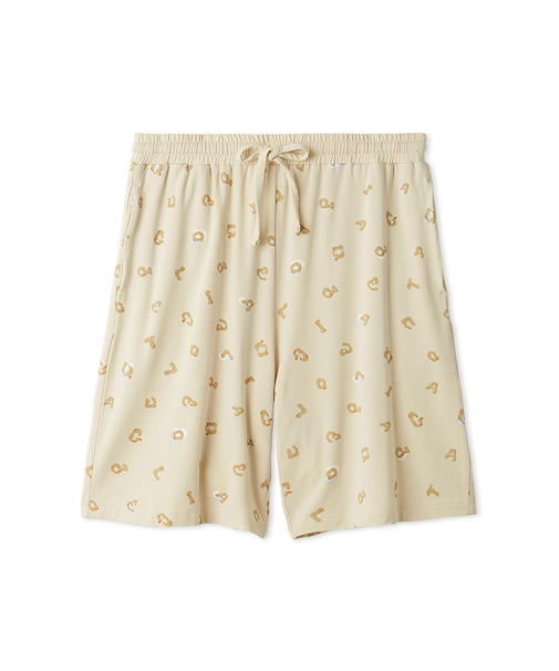 【HOMME】レオパード総柄ハーフパンツ