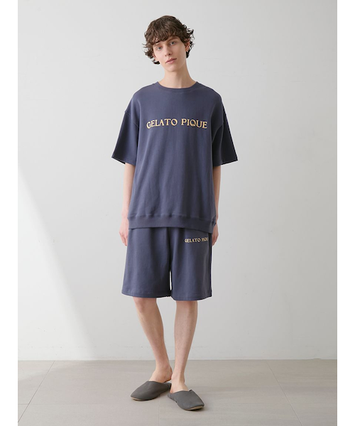 大人気!! gelato pique シンプル ロゴ 裏毛ハーフパンツ UNISEX】裏毛ハーフパンツ|ジェラートピケの通販|&mall