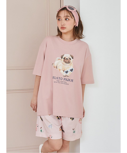 新品未使用【UNISEX】SUMMER DOG総柄ハーフパンツ UNISEX】SUMMER DOG総柄ハーフパンツ｜ジェラートピケの通販