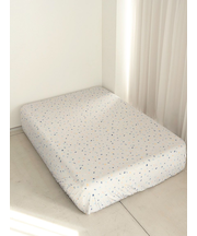 【Sleep】テラゾー柄 抗菌加工接触冷感ボックスシーツ（ダブル）