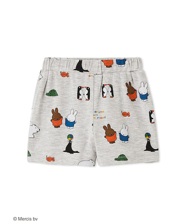【Dick Bruna】【BABY】【接触冷感】総柄ショートパンツ