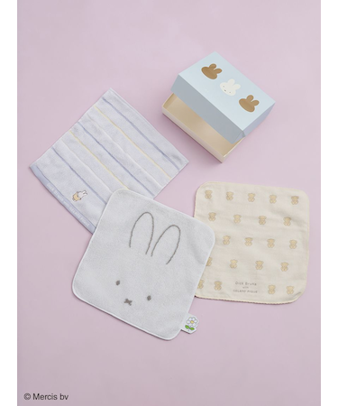 【Dick Bruna】【KIDS】パッケージ付きタオル3枚セット