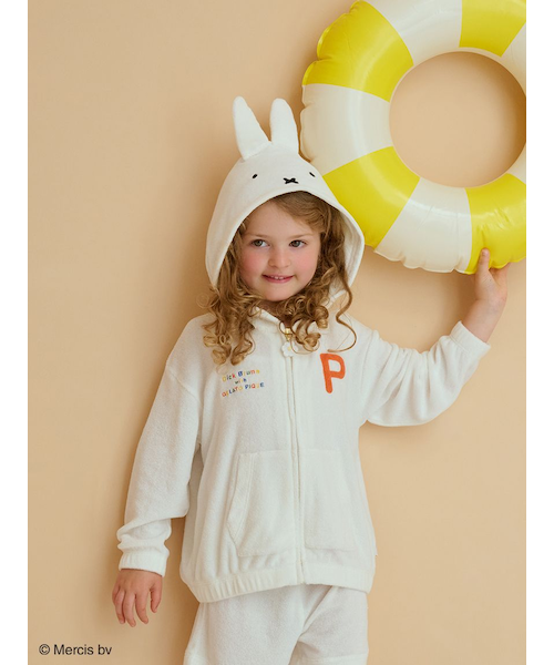 ジェラートピケ　みっふぃー Dick Bruna】【KIDS】miffy パイルパーカ｜ジェラートピケの通販