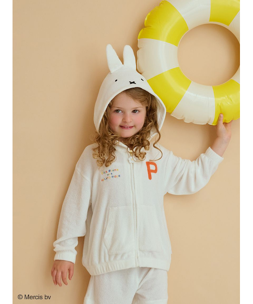 【Dick Bruna】【KIDS】miffy パイルパーカ