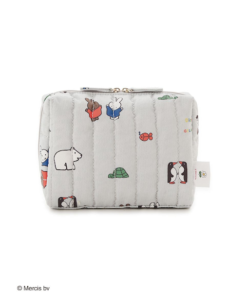 【Dick Bruna】キルティング総柄ポーチ