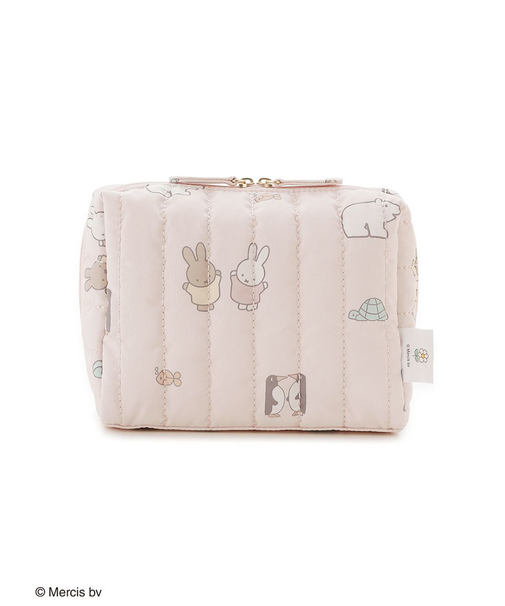 【Dick Bruna】キルティング総柄ポーチ