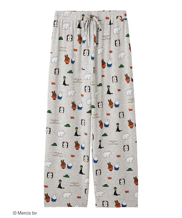 【Dick Bruna】【接触冷感】総柄ロングパンツ