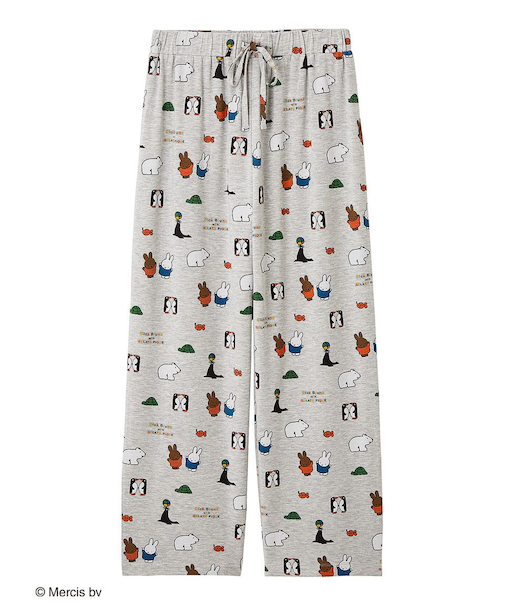 【Dick Bruna】【接触冷感】総柄ロングパンツ