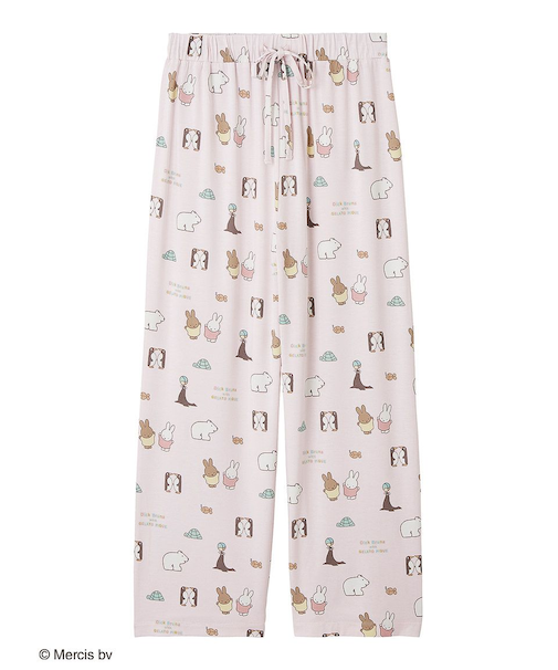 【Dick Bruna】【接触冷感】総柄ロングパンツ