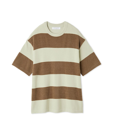 【HOMME】スムーズィーliteクール2ボーダープルオーバー