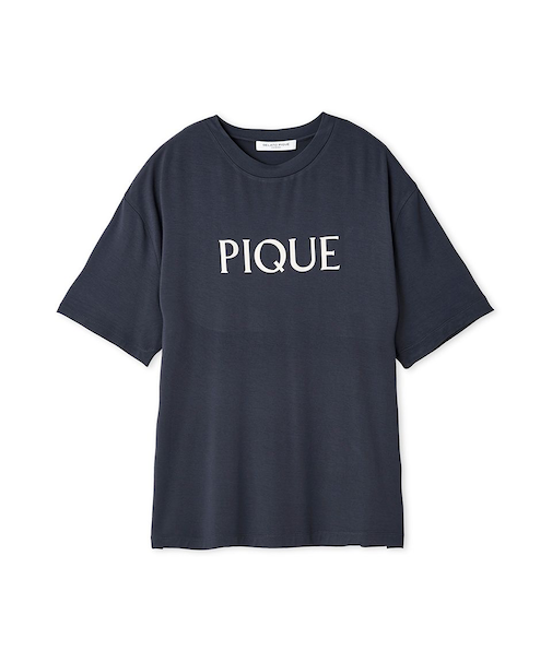 【HOMME】【接触冷感】カラーレーヨンロゴTシャツ