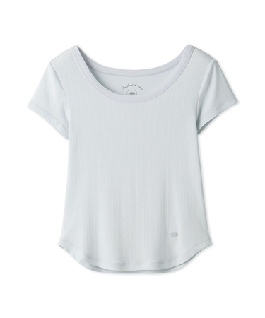 リブTシャツ