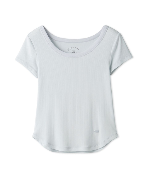 リブTシャツ