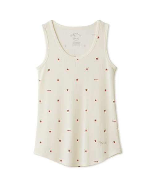 星柄ワッフルタンクトップ