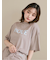 【接触冷感】カラーレーヨンロゴTシャツ