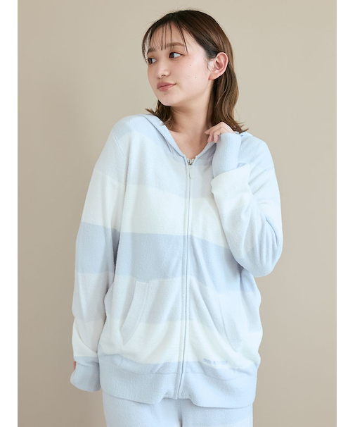 スムーズィーlite3ボーダーパーカ