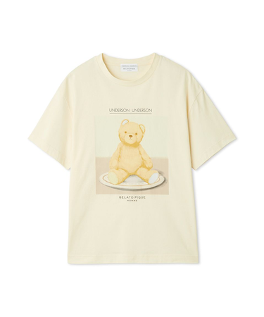 【UNDERSON UNDERSON】【HOMME】ベアプリントプルオーバー