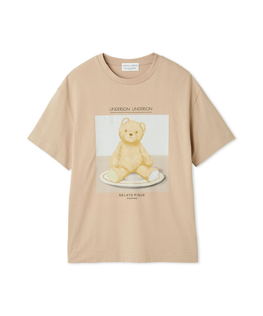 【UNDERSON UNDERSON】【HOMME】ベアプリントプルオーバー
