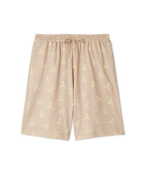 【UNDERSON UNDERSON】【HOMME】総柄ベアプリントハーフパンツ
