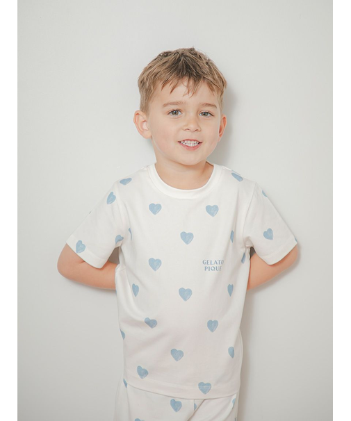 【KIDS】ハート柄Tシャツ