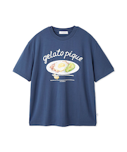 【HOMME】【接触冷感】サニーサイドエッグワンポイントTシャツ