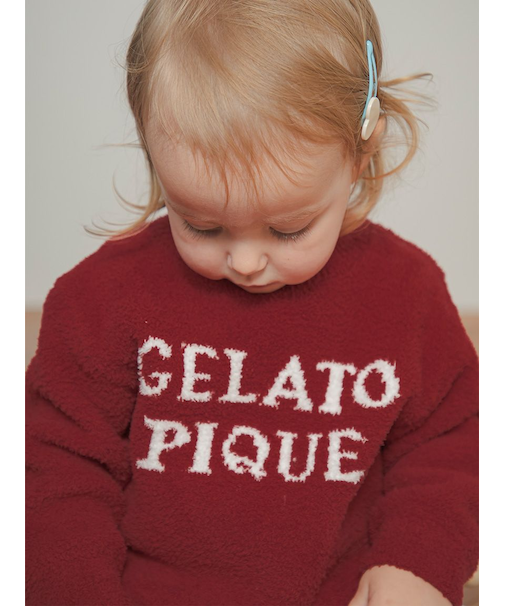 【BABY】エアリーモコロゴプルオーバー