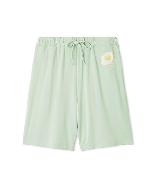 【HOMME】【接触冷感】サニーサイドエッグワンポイントハーフパンツ