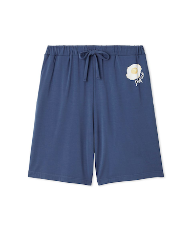 【HOMME】【接触冷感】サニーサイドエッグワンポイントハーフパンツ