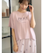 【接触冷感】ルージュチェリーレーヨンロゴTシャツ