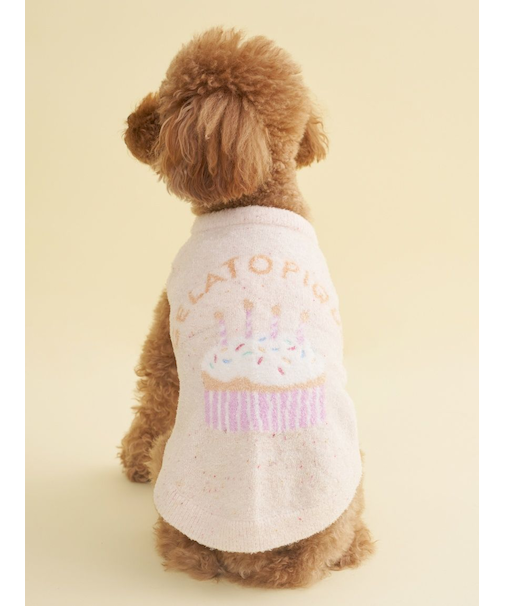 【CAT&DOG】【Birthday】スムーズィーカップケーキジャガードプルオーバー