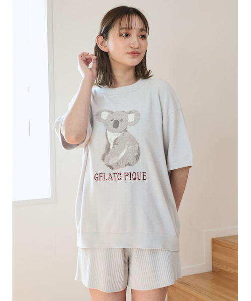 リブショートパンツ