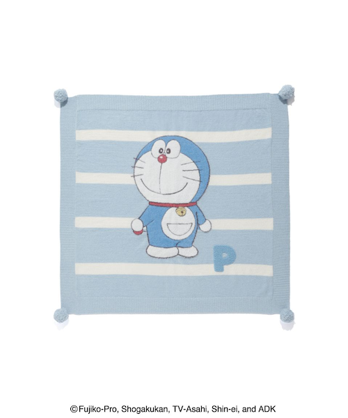 新品タグ ステッカー付 ドラえもん × ジェラートピケ ジャガードブランケット gelato pique ブランケット 「ドラえもん」ジャガード