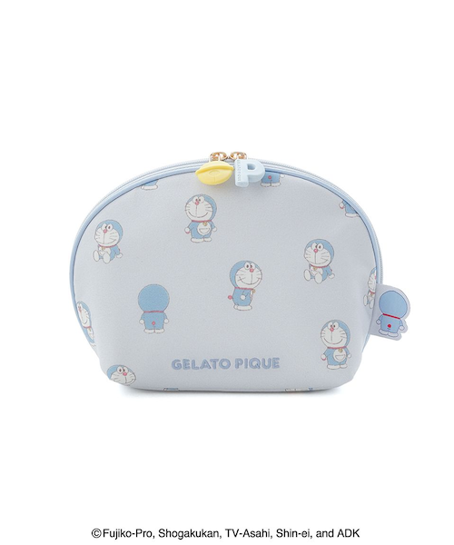 【新品未開封】GELATO PIQUE ドラえもん ポーチ オフホワイト ジェラートピケ【新品タグ付き】ドラえもん ポーチ オフホワイト