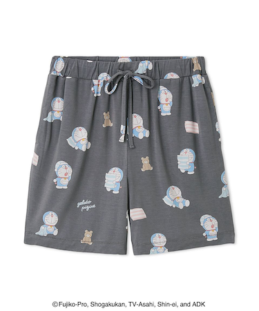 【ドラえもん】【ユニセックス】おはようおやすみハーフパンツ