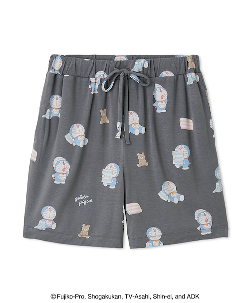 【ドラえもん】【ユニセックス】おはようおやすみハーフパンツ