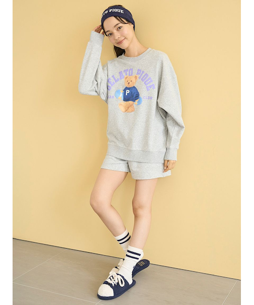 スポーティーベア裏毛ショートパンツ