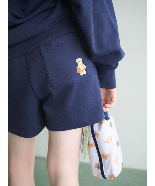 スポーティーベア裏毛ショートパンツ