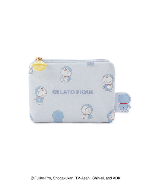 【新品未開封】GELATO PIQUE ドラえもん ポーチ オフホワイト ジェラートピケ【新品タグ付き】ドラえもん ポーチ オフホワイト