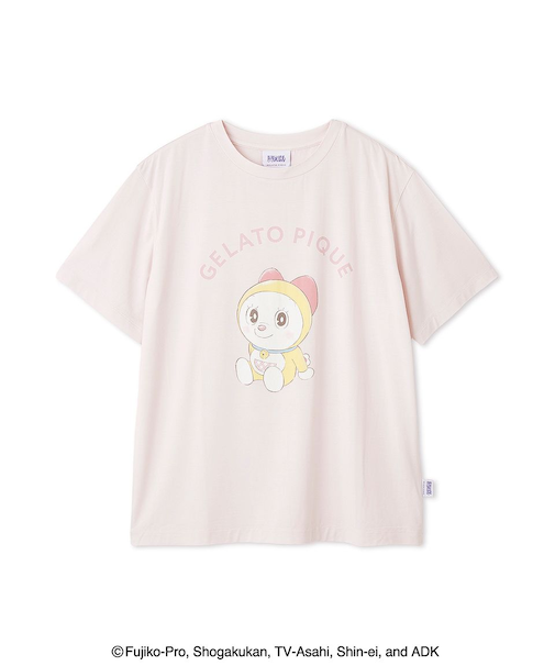 【ドラえもん】【レディース】ワンポイントTシャツ