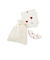 【ラッピング済み】【BABY】エアリーモコハート柄ブランケット&スタイSET