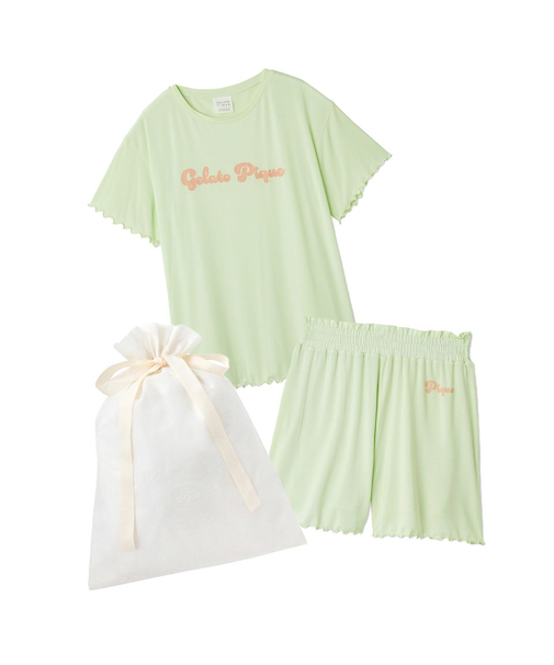 【ラッピング済み】カラフルロゴTシャツ&ショートパンツSET